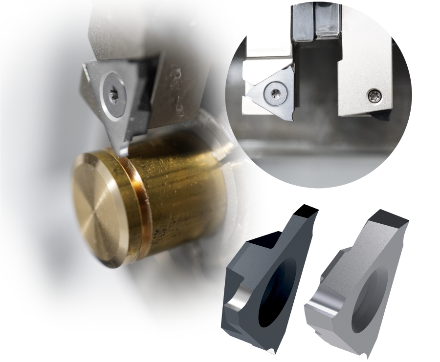 Mảnh tiện rãnh vật liệu mới MT2015 và MS7025