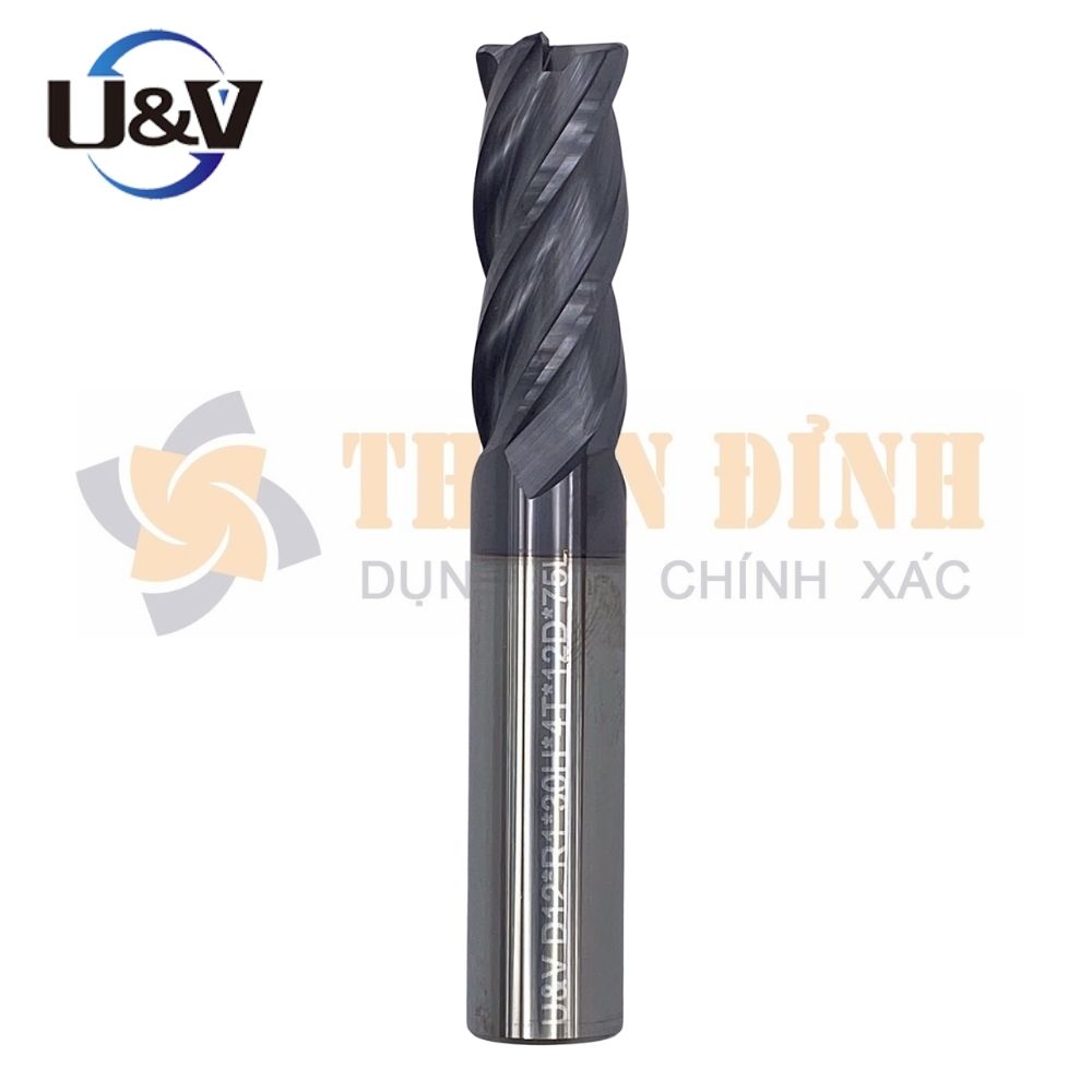 Dao phay D3*R0.5*8H*4T*4D*50L U&V 2#